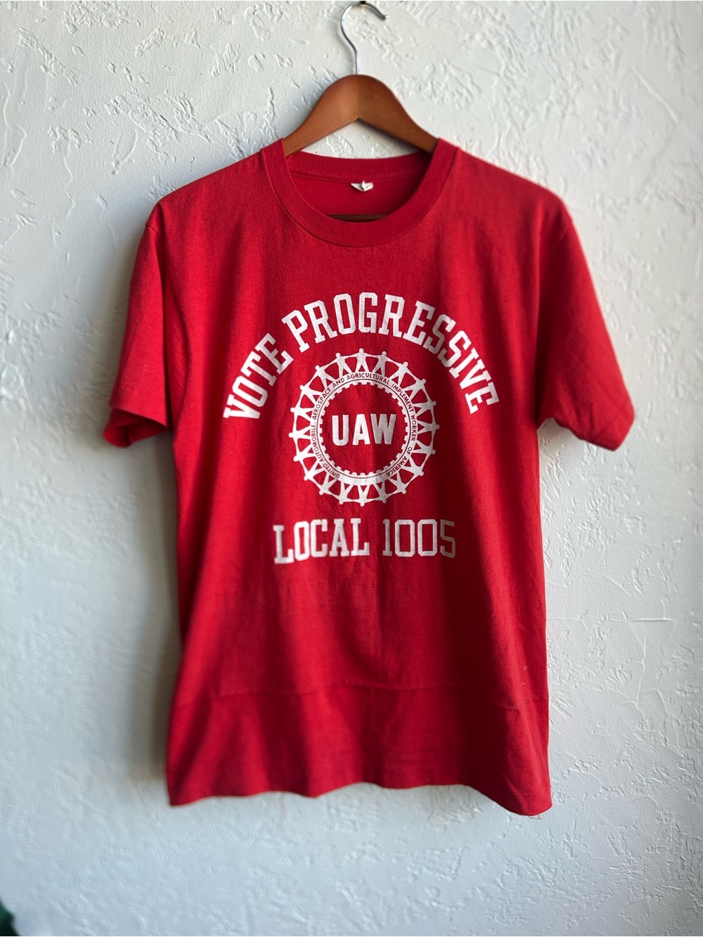 Vintage 80s Bloopers! Vote Progressive Red Graphic T-Shirt